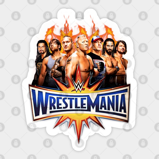 Wwe Smackdown Sticker by Gvsarts